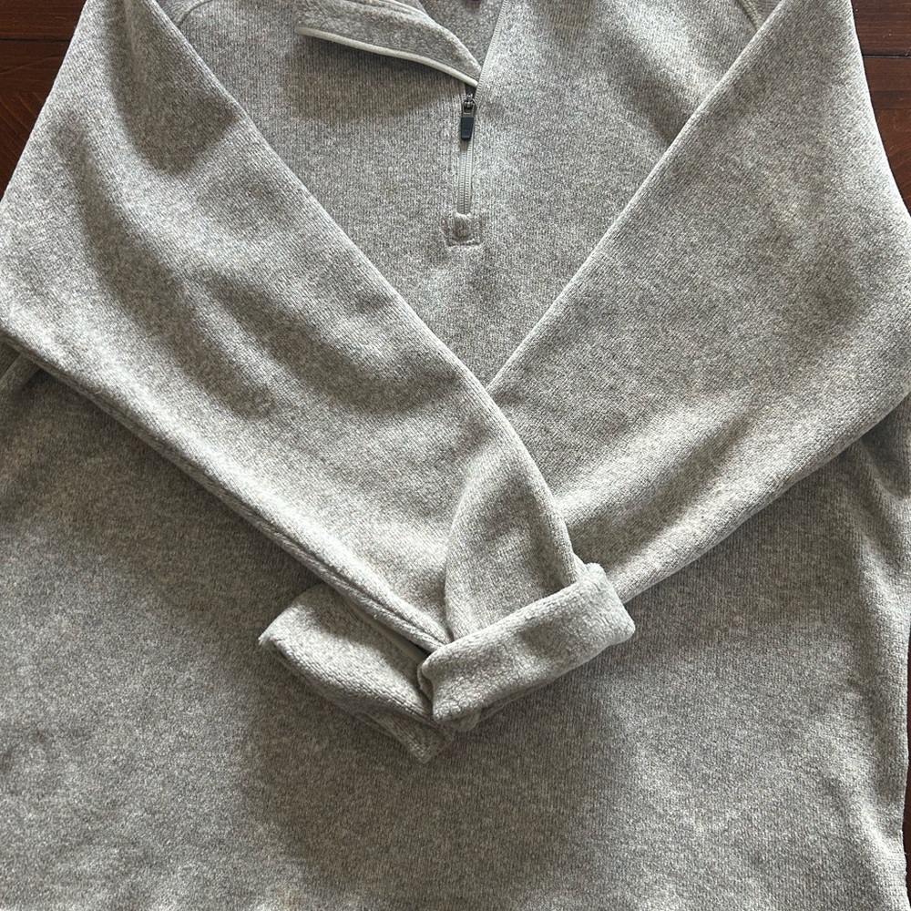 Eastern Mountain Sports Gray Quarter-Zip Pullover